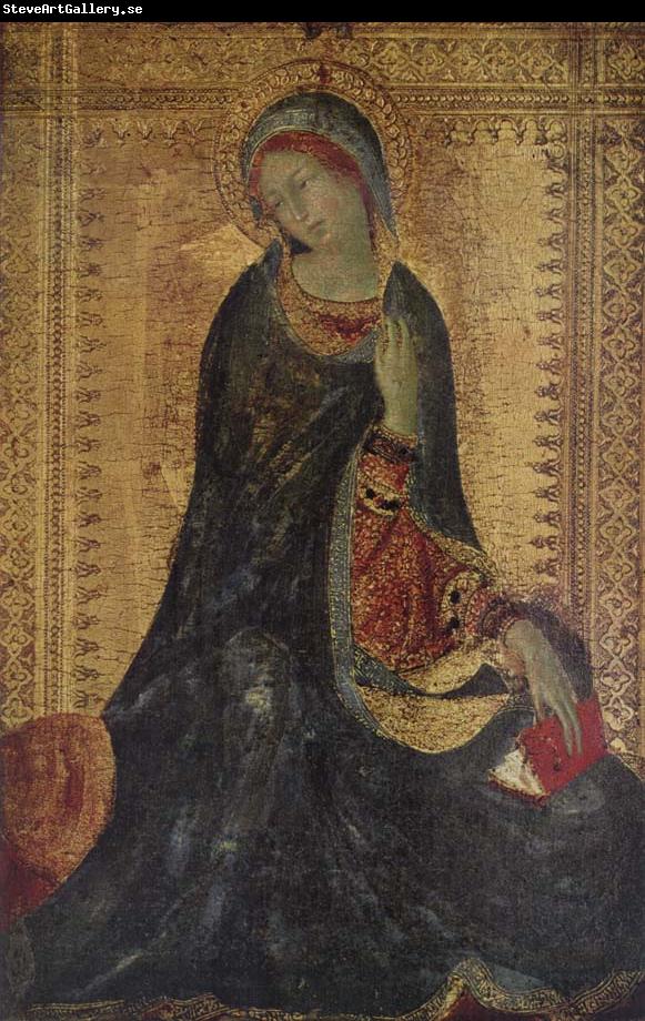 Simone Martini The Madonna From the Annunciation